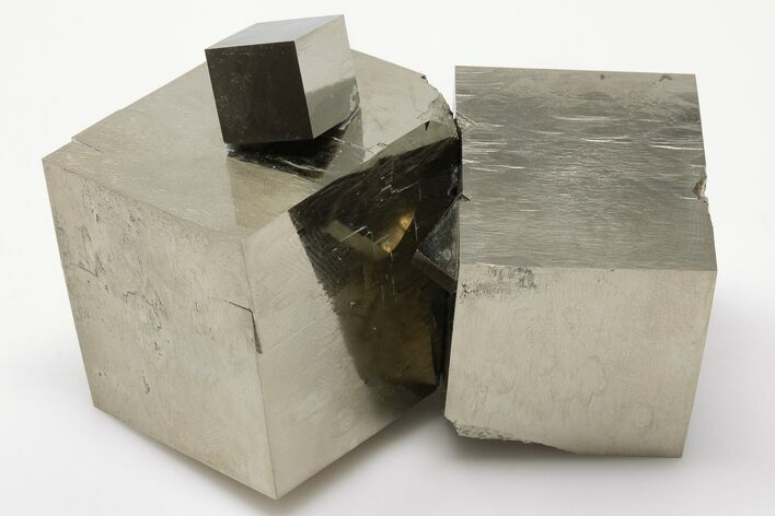 Natural Pyrite Cube Cluster - Spain #196778